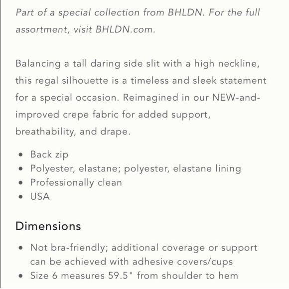 BHLDN Serephina Crepe Maxi Dress - Picture 6 of 6